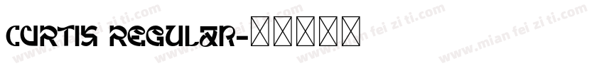 CURTIS Regular字体转换